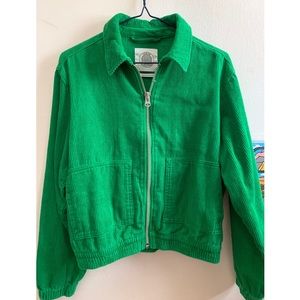 Urban outfitters green vintage corduroy jacket